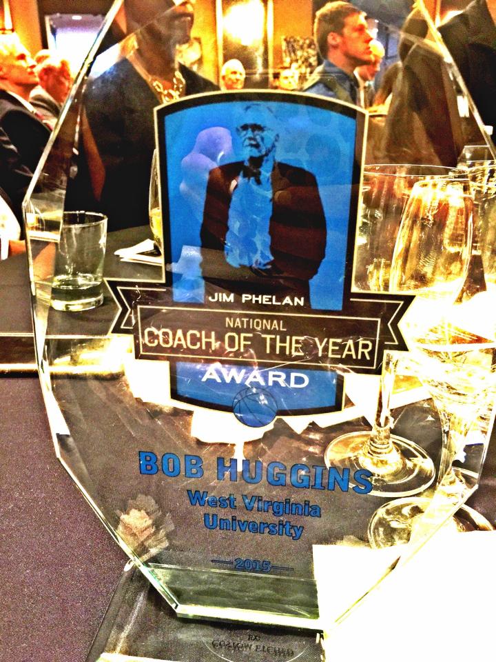 .<a href="/CoachHuggs/">Bob Huggins</a> has been named Jim Phelan National Coach of the Year.