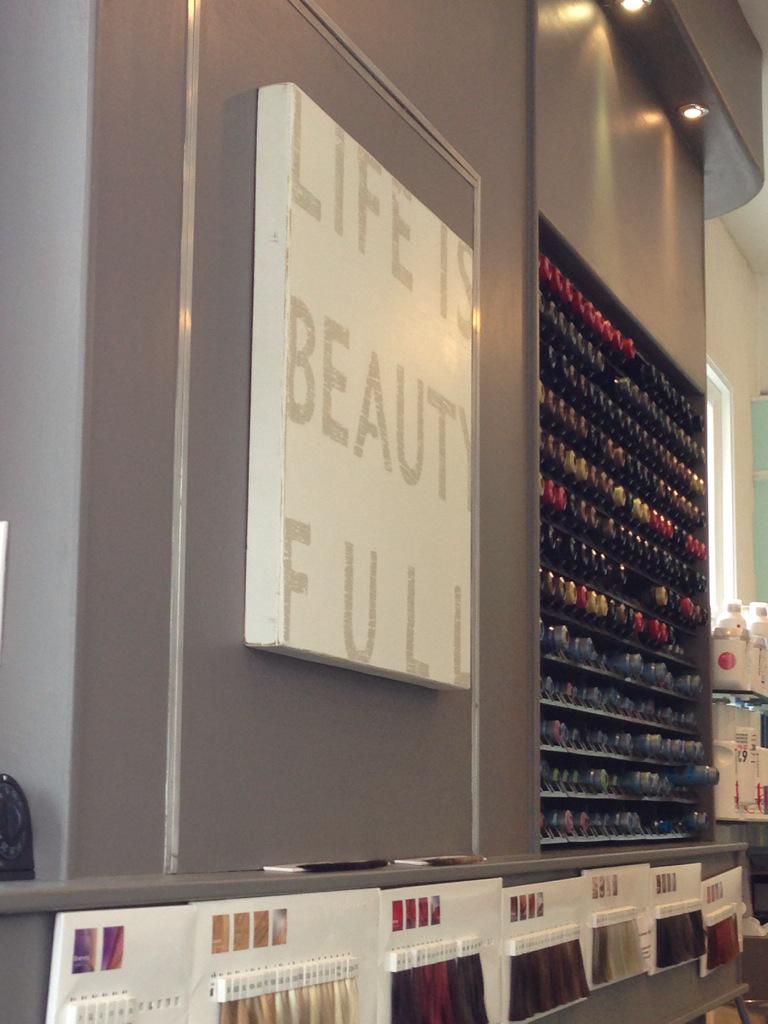 My view at the hair salon #sugarboo <a href="/SugarbooDesigns/">Sugarboo Designs</a> <a href="/SugarbooandCo/">Sugarboo & Co.</a>