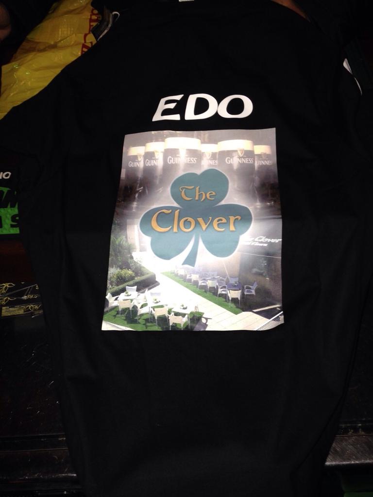 CloverTavern's tweet photo. Camisetas equipo de dardos the clover mirasierra http://t.co/uCbNpcRWtD