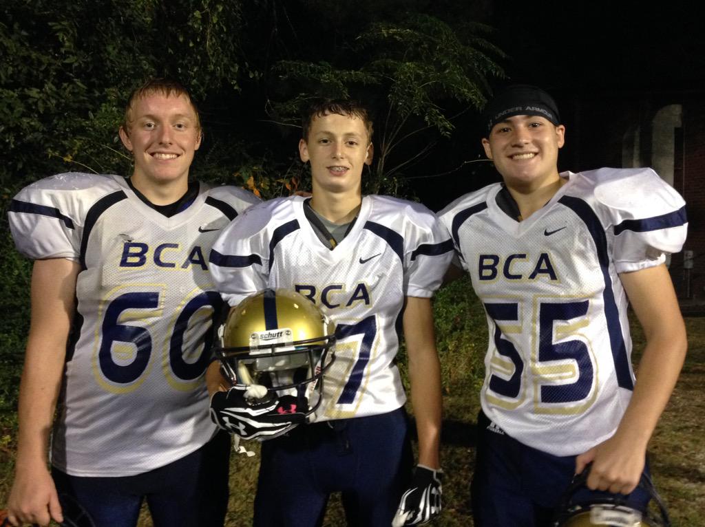 DylanCofer's tweet photo. Flash back from sophomores to Juniors can't wait for senior year #BCAFootball http://t.co/uZxS41tE4V