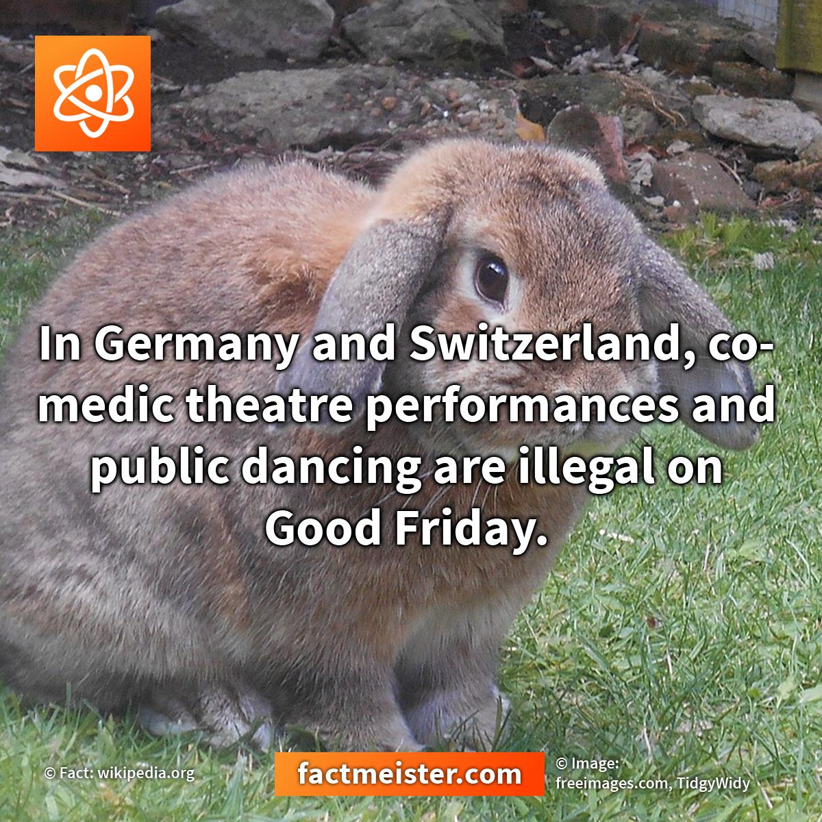 FactmeisterFact's tweet photo. #fact #facts #easter #germany #switzerland #dancingban | Like Factmeister on Facebook! http://t.co/OGL21yzsmp http://t.co/qysRzSNnDl