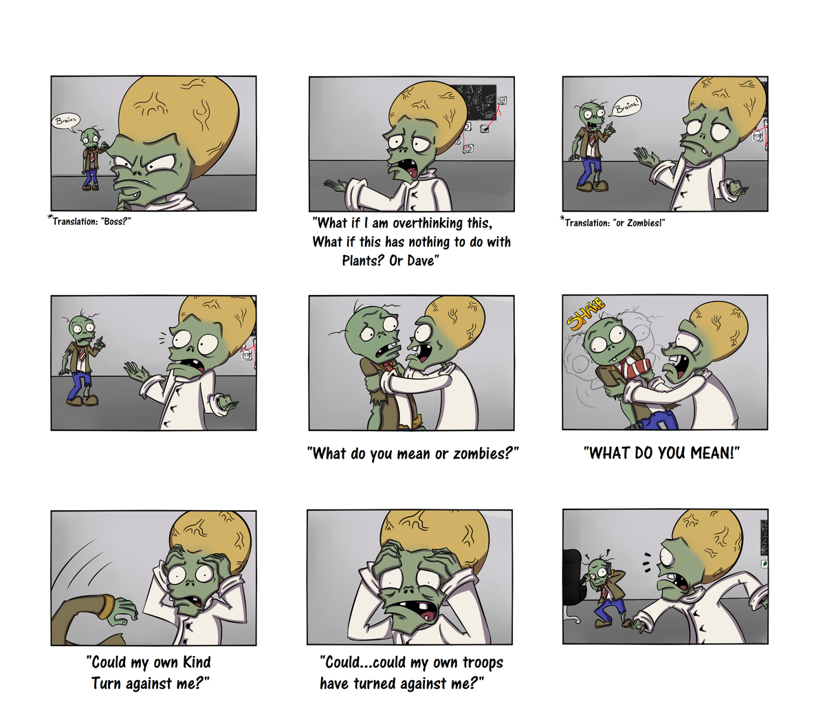 PlantsvsZombies's tweet photo. #PvZ Zomboss muses about L.E.A.F - A thank you to our fans by @elementz124. Discover more on #Twitch at 2:00 pm PT. http://t.co/Lx9OAw4ddU