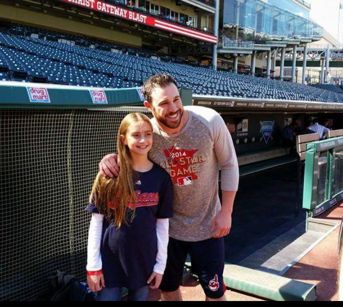 Rhiannon had such a great time meeting Jason Kipnis last fall and today is his birthday! Happy birthday! 