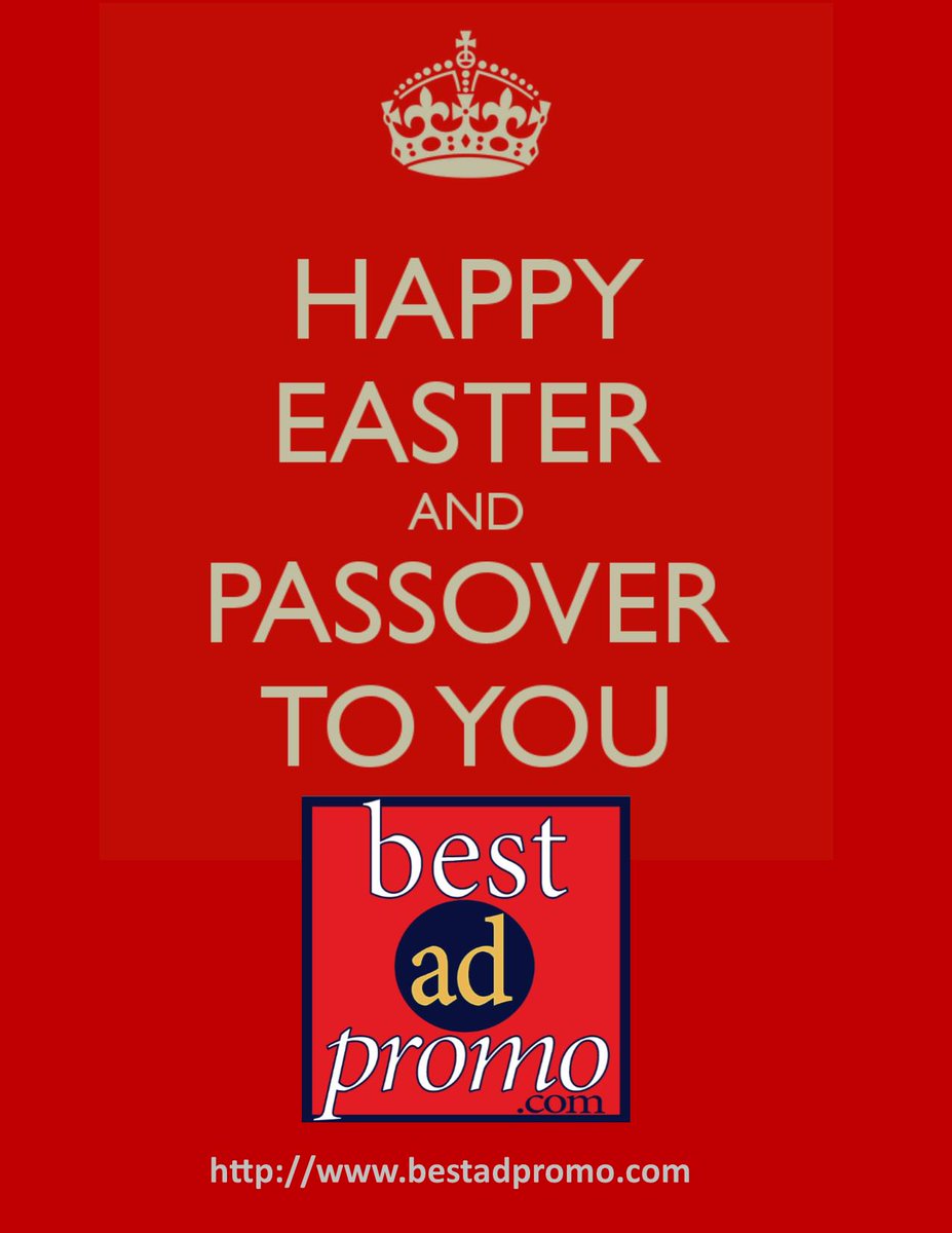 BestAdPromos's tweet image. Happy Easter and Passover to all of our friends and customers who celebrate.

 #Passover #Easter #TGIF