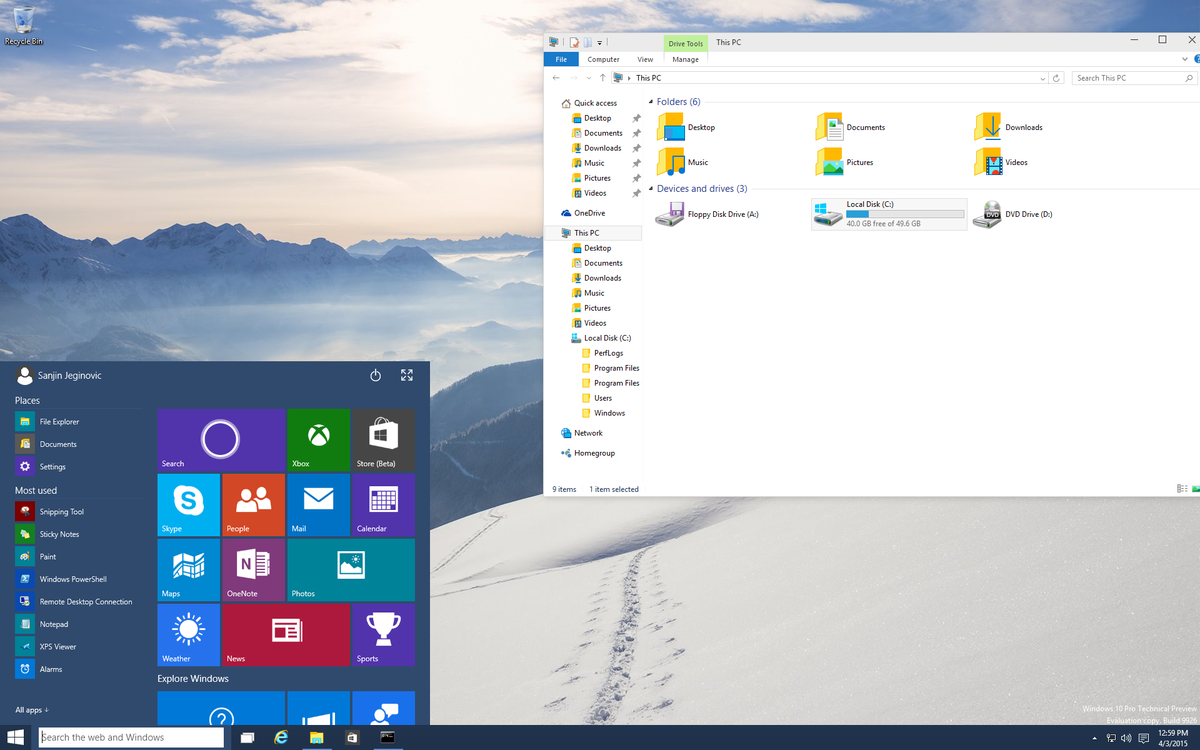 sjeginovic's tweet photo. Windows 10 !!!
FINALLY Microsoft OS that FEELS GREAT!!! http://t.co/ZDGXWKni7B