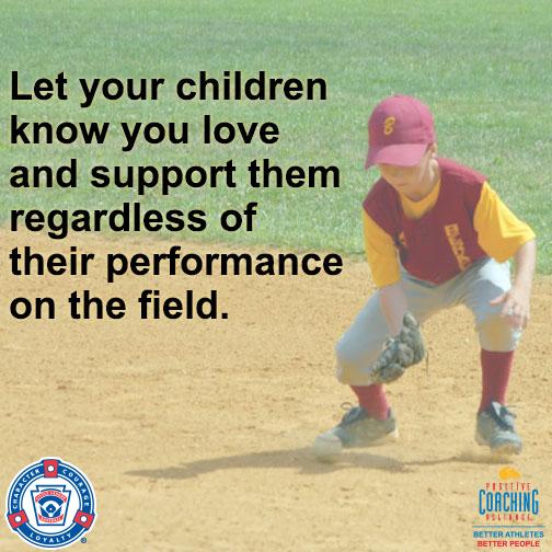 "I love to watch you play," are 6 powerful words. More tips from <a href="/PositiveCoachUS/">Positive Coaching Alliance</a>: bit.ly/ShhF75 #parenting