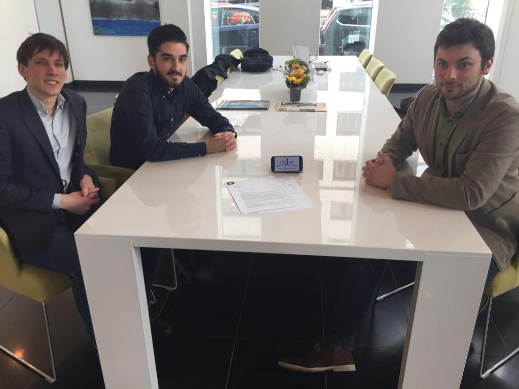 (From left to right) Guus, business development; Kemal, director of operations &amp; finance; Jerre, managing director