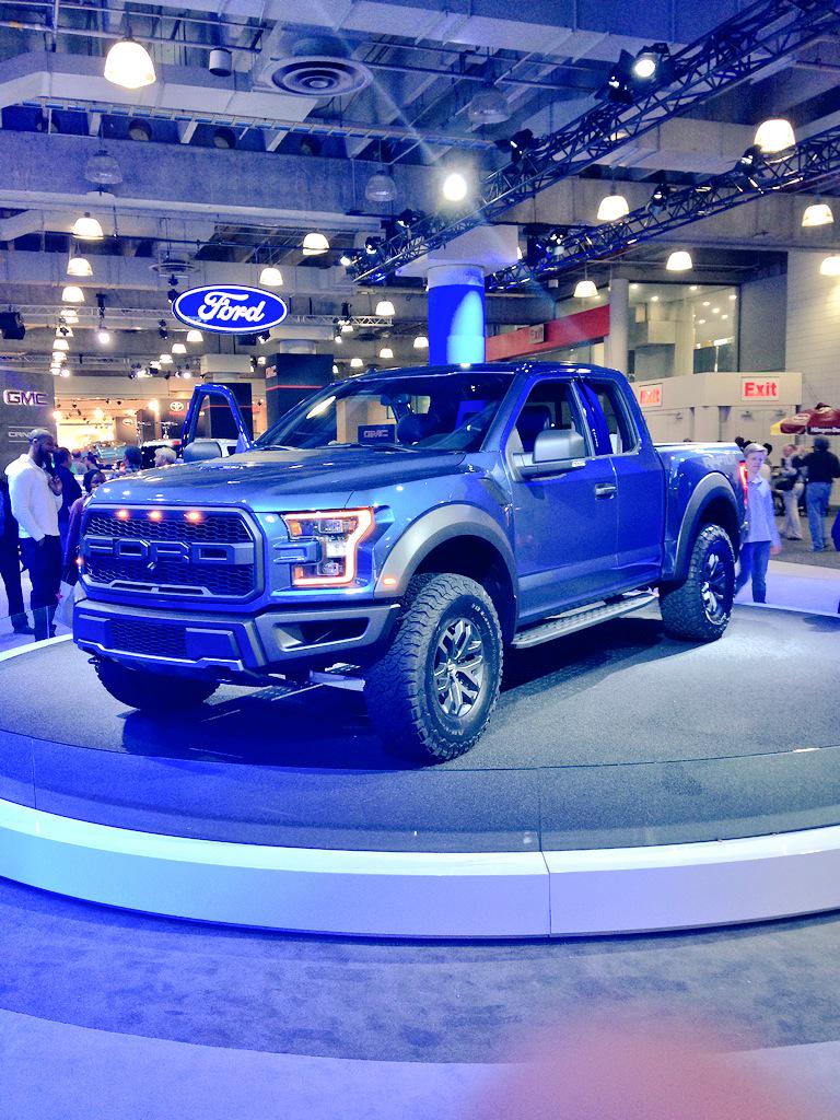 Ford_Brian's tweet photo. The '17 #Raptor looking strong here at @NYAutoShow come get a poster and snap a pic with us! #Ford #FordNYIAS #NYIAS http://t.co/3BlyZLTWsc