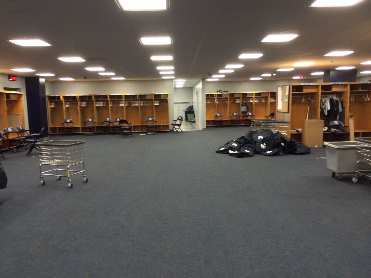 New York Yankees on X: An empty clubhouse in Tampa    / X
