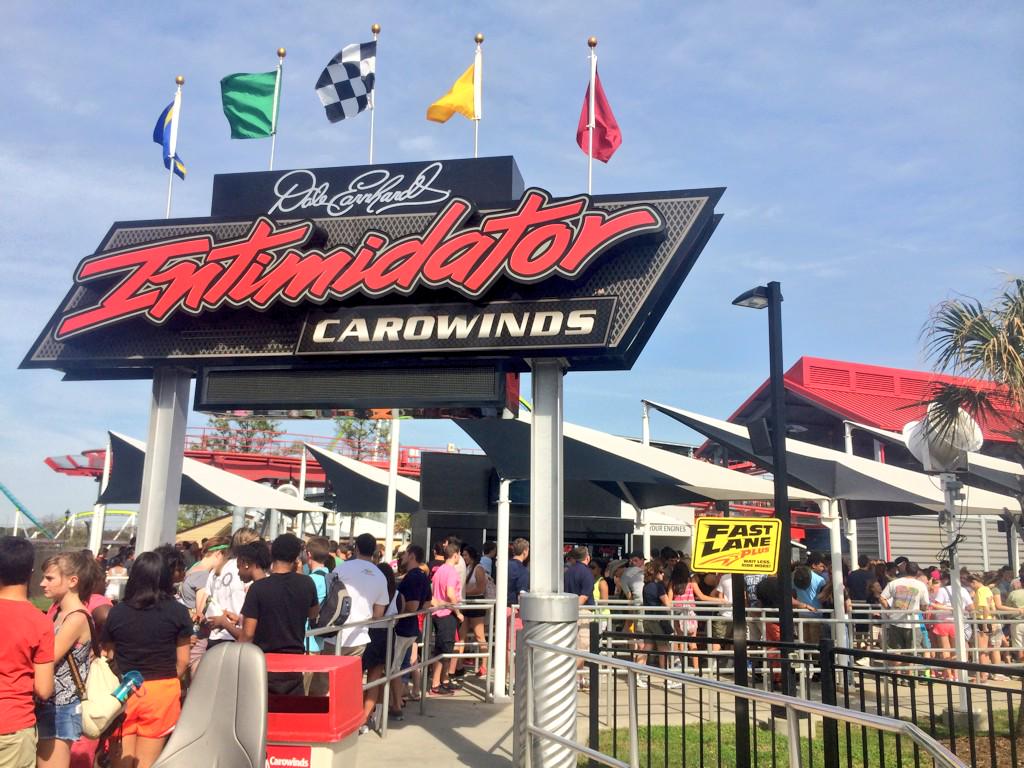 SammiOnAir's tweet photo. 1st #Carowinds visit this season-> 1st time riding #TheIntimidator #FastLanePlus #nascar #Earnhardt #sportsgirl http://t.co/fpOo9oMeEz