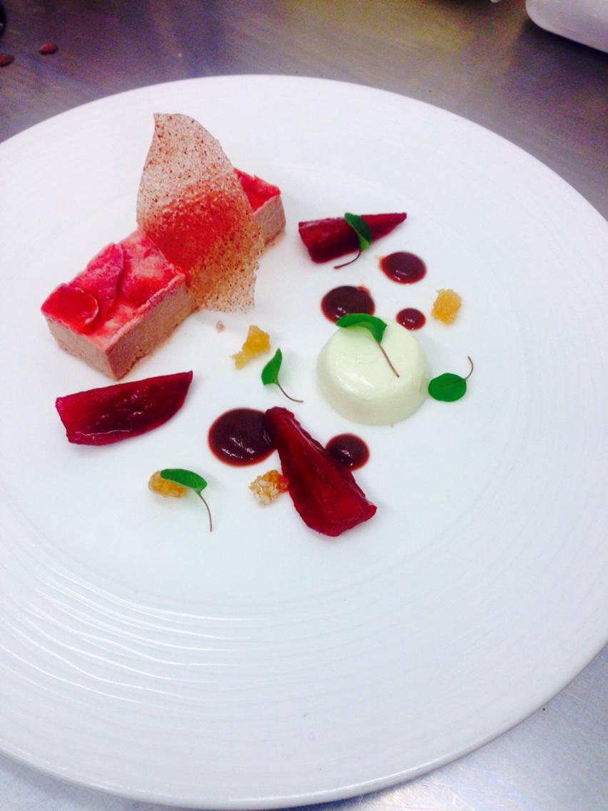 tomdoddone's tweet photo. New dish strawberry parfait with buttermilk pancotta  compressed strawberry http://t.co/QFFC5xmBRh