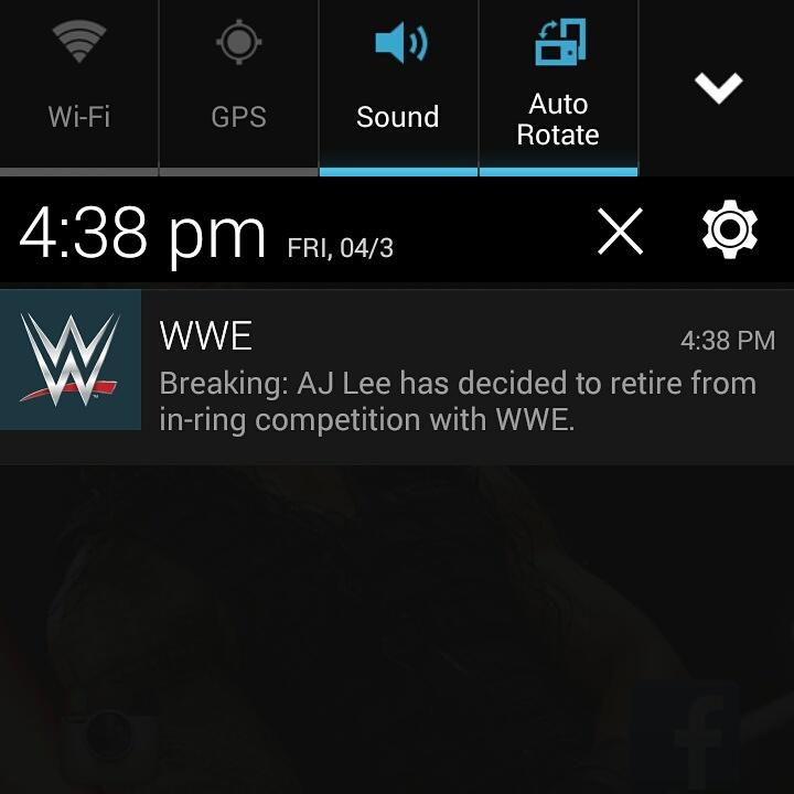 melp0915's tweet photo. Why @WWEAJLee why?!!!!! The divas division won't be the same! #WhyAj http://t.co/4GhiLs7r5V