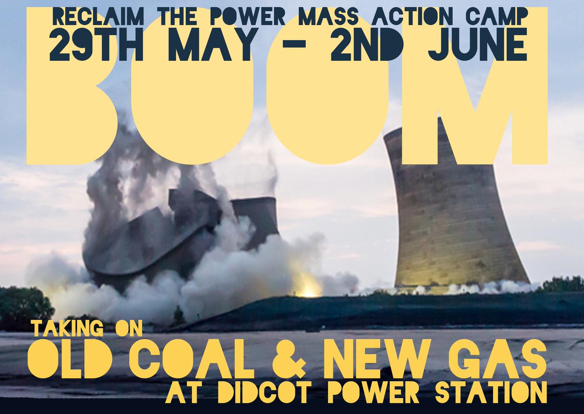 reclaimthepower's tweet photo. @LeftUnityUK Join Reclaim The Power at #DitchDidcot 29 May – 2 June! https://t.co/eN2itcjLCe http://t.co/2DEPdHM0ns