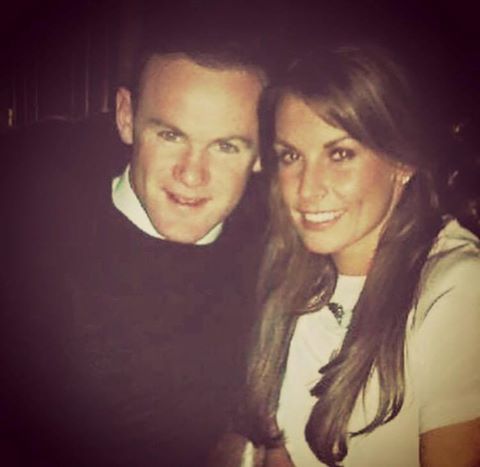   Happy Birthday to wife Coleen Rooney . Hope
you have a lovely day! X 