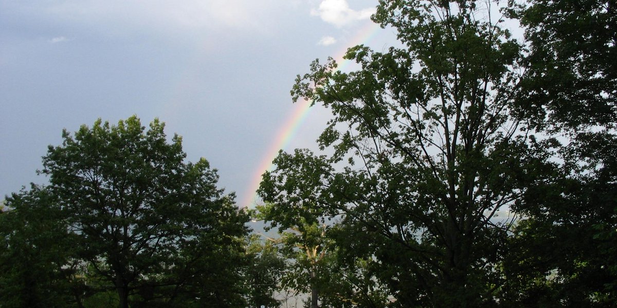You'll never find a rainbow if you're looking down. #LookNorth #FindARainbowDay