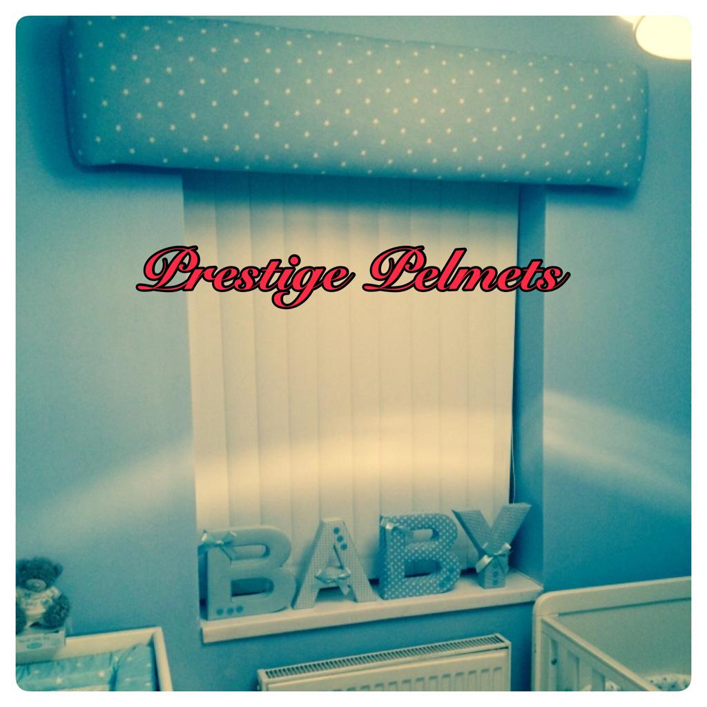 Baby carters baby blue star pelmet #babyboypelmets #prestigepelmets