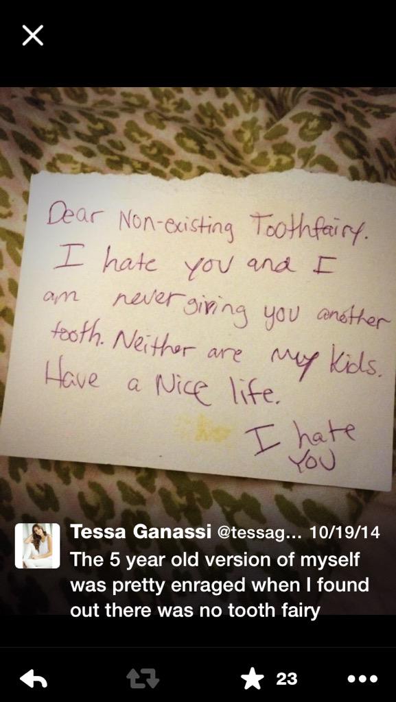 Lmao😄 “<a href="/GanassiChip/">Chip Ganassi</a>: My daughter is 18 headed college in fall. This when she was 5 &amp;found out theres no tooth fairy! ”