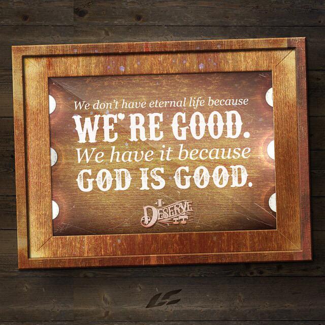 SwitchTulsa's tweet image. We don’t have eternal life because we’re good. We have it because God is good. - @craiggroeschel