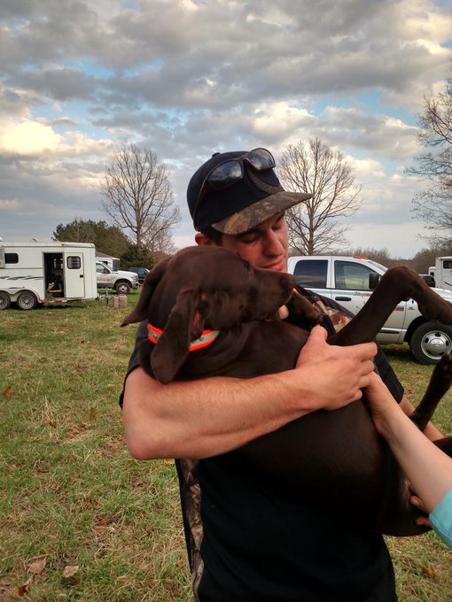 Field trial in Virginia today kettle placed 2nd in open puppy!! Tmrw we are running in derby an walking<a href="/tag/godisgreat"class="tags"><span>#godisgreat</span></a><a href="/tag/bowhunting"class="tags"><span>#bowhunting</span></a><a href="/tag/countryboy"class="tags"><span>#countryboy</span></a><a href="/tag/deerhunting"class="tags"><span>#deerhunting</span></a>