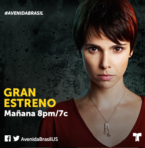 MaridoAlquiler's tweet photo. Mañana 8pm/7c te esperamos disfrutar de una de las mejores novelas Brasileñas de todos los tiempos, @AvenidaBrasilUS http://t.co/AHsPZkmrgy