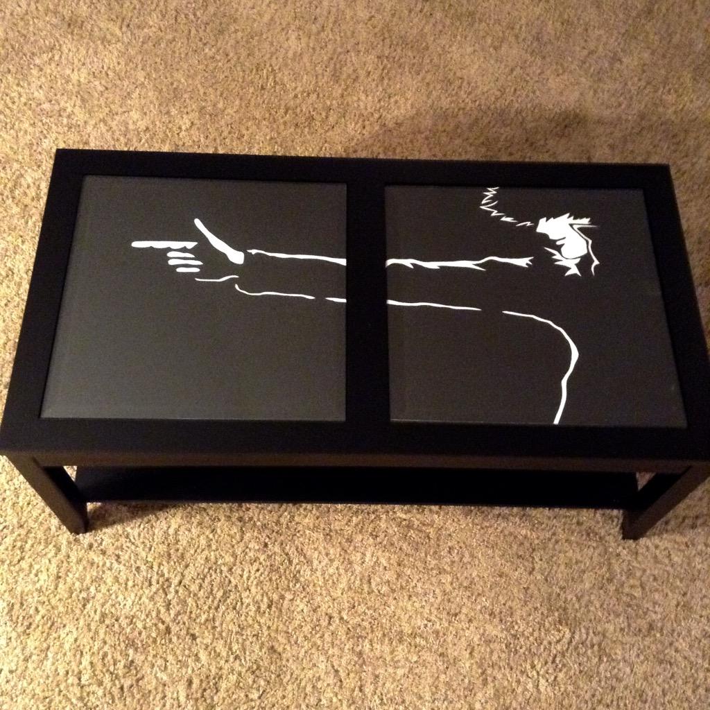 Craftality's tweet image. #CowboyBebop table I made for our game room. Inspired by the amazing work of @Dreweyes teefury.com/people/profile…
