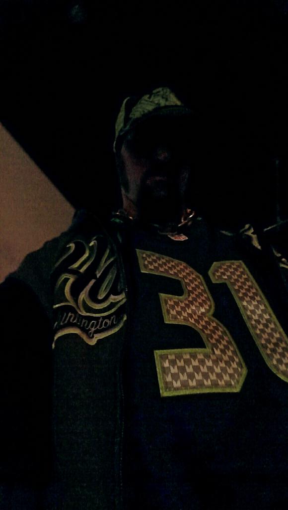 Rockin my 31 jersey on stage tonight at Shark City, in honor of the mighty Happy Birthday Bam Bam! 