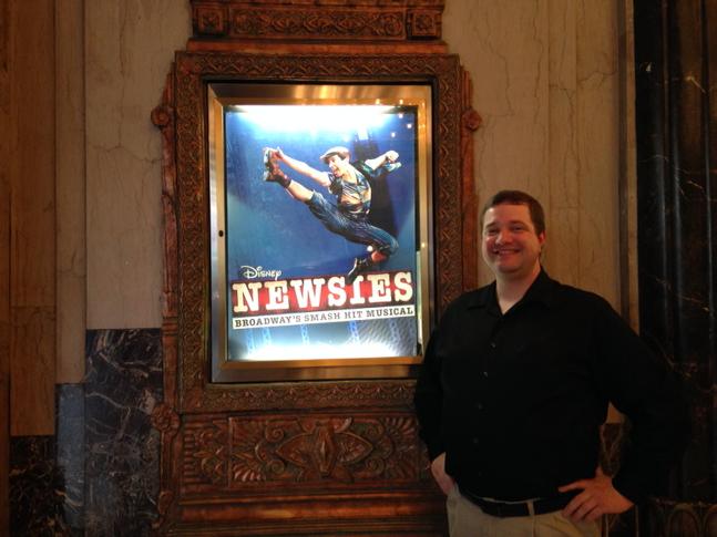 Hunterinstmusic's tweet photo. Now for Newsies. http://t.co/p0hZVU79A7