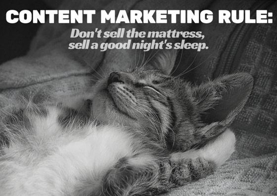 aliya_Hshah's tweet photo. #Contentmarketing #Strategy: Don't sell the mattress, sell a good night's sleep http://t.co/zD61m8RUPa @larrykim #customers #mktg #bizzplan