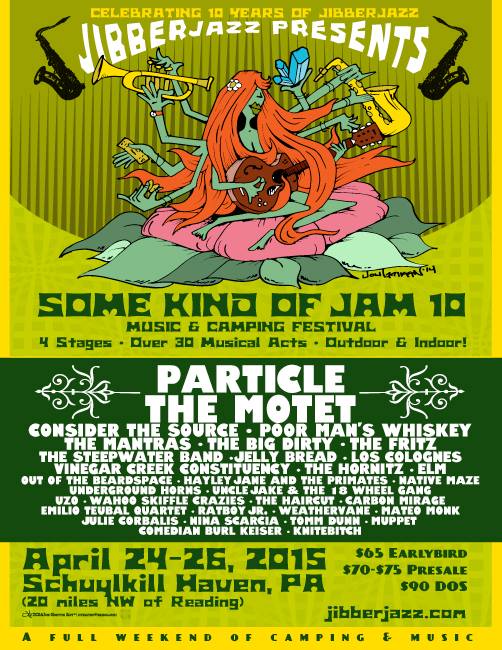 31+ live acts, 4 stages, late night indoor yams! <a href="/jibberjazz/">Jibberjazz</a>'s SOME KIND OF JAM 10-April 23-26 jibberjazz.com