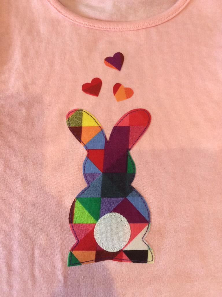 Happy Easter Saturday, everyone! Here's a loved-up bunny t-shirt for you to enjoy.