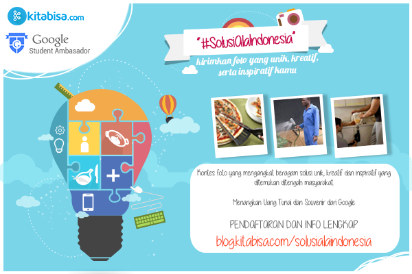 Kontes Foto "SOLUSI ALA INDONESIA" - Daftar : bit.ly/GPSolusiAlaInd… #Kitabisa #SolusiAlaIndonesia  <a href="/GSA_UB/">GSA UB</a>