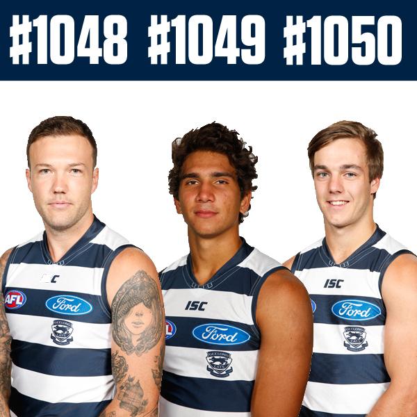 GeelongCats's tweet photo. Three more will have the honour of pulling on the #MIGHTY hoops. Full side for Monday - http://t.co/VYBaY1rCJW http://t.co/9HmTbqL4LM