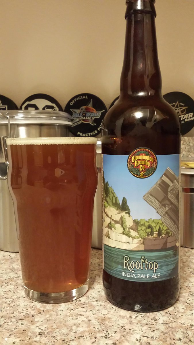 The_Black_Cloud's tweet photo. Bloomington Brewing Co. Rooftop IPA @the_Richie #drinkupdate http://t.co/7FLGcUTxs5