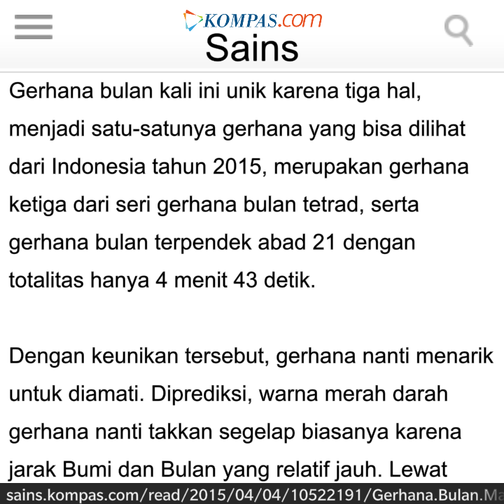 INDONESIAinLOVE's tweet photo. 3 Fakta Unik "Gerhana Bulan Merah Darah" Malam ini : http://t.co/scmpTOdVPi