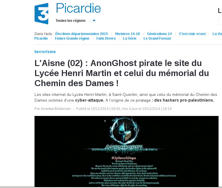 sirajs0l's tweet photo. April 04, 2015 at 02:57AM

April 04, 2015 at 12:46AM

#opfrance 
#Anonymous
#Anonymous
#An… http://t.co/27c3cd1nRm http://t.co/d3RXXRQCOT