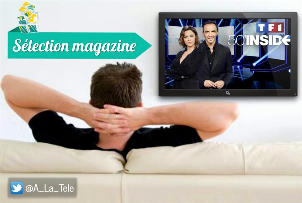 A_La_Tele's tweet image. #SélectionMagazine
#50mininside
17:55 Actu,19:10 Mag
sur @TF1 avec @nikosaliagas &amp;amp; @SandQuetierOff
#àLaTélé #ALTV