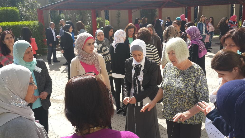BizriHiba's tweet photo. Interesting outdoor activities at "The creative classroom" workshop with @pypteacher at @Hhhsinfo http://t.co/VEjWS0lh6n