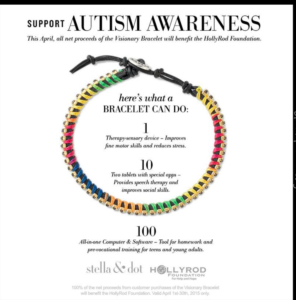 hollyrpeete's tweet photo. Do you have your @stelladot Visionary Bracelet yet?!  Proceeds  support #autismawareness! http://t.co/0mhb0vbdGl http://t.co/Kd8LECfdcE