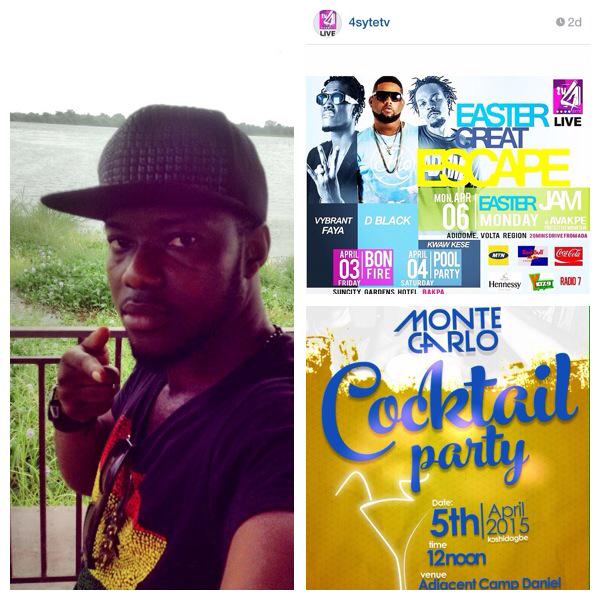 SamWatzUpGh's tweet photo. Volta We here..@official4SYTETV  EasterGreatEscape Plus da #MonteCarlo HsePrty onSunday all @ Volta.#Avakpe @WatzUpGh http://t.co/QNSe0HwGVx