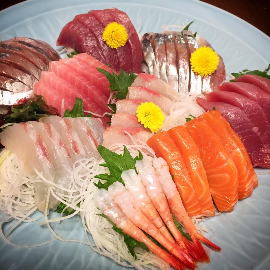 お刺身に添えられた黄色い花の役割 Chietoku Jp