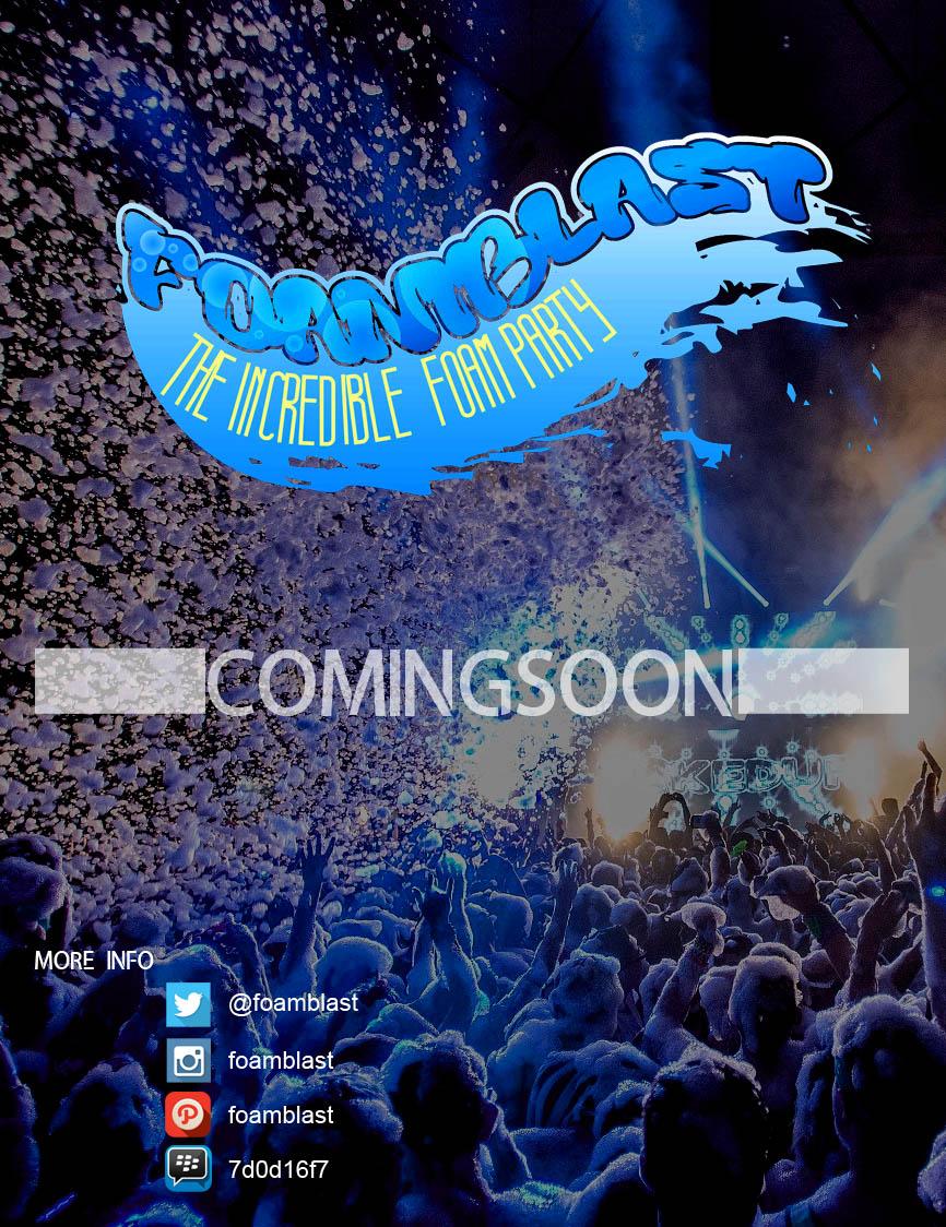 FOAMBLAST 2015 "THE INCREDIBLE FOAM PARTY "