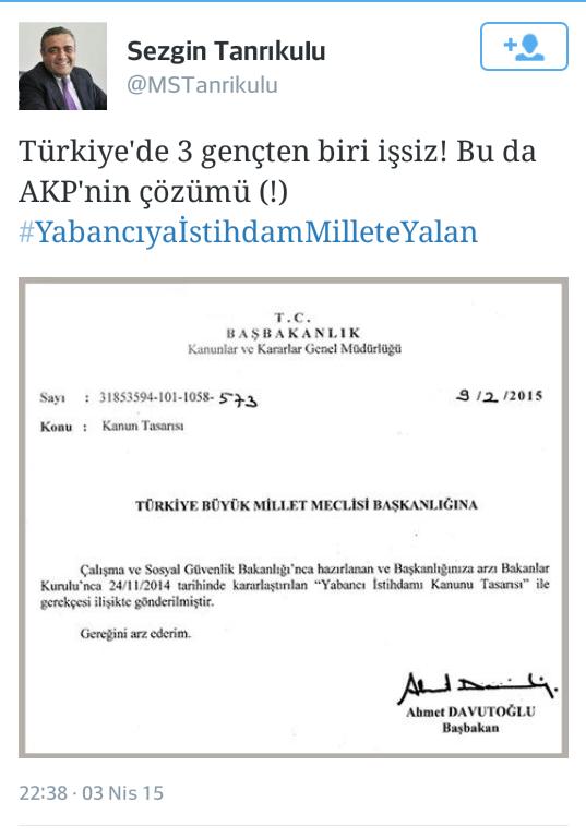 ozekioglu's tweet photo. CHP'nin 7 Haziran seçim stratejisi belli olmuş, Suriyeli mazlumlara saldırmak. http://t.co/dLoAtYXBLO