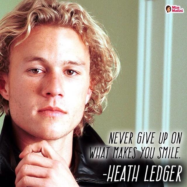 Happy birthday Heath Ledger, you are missed.    