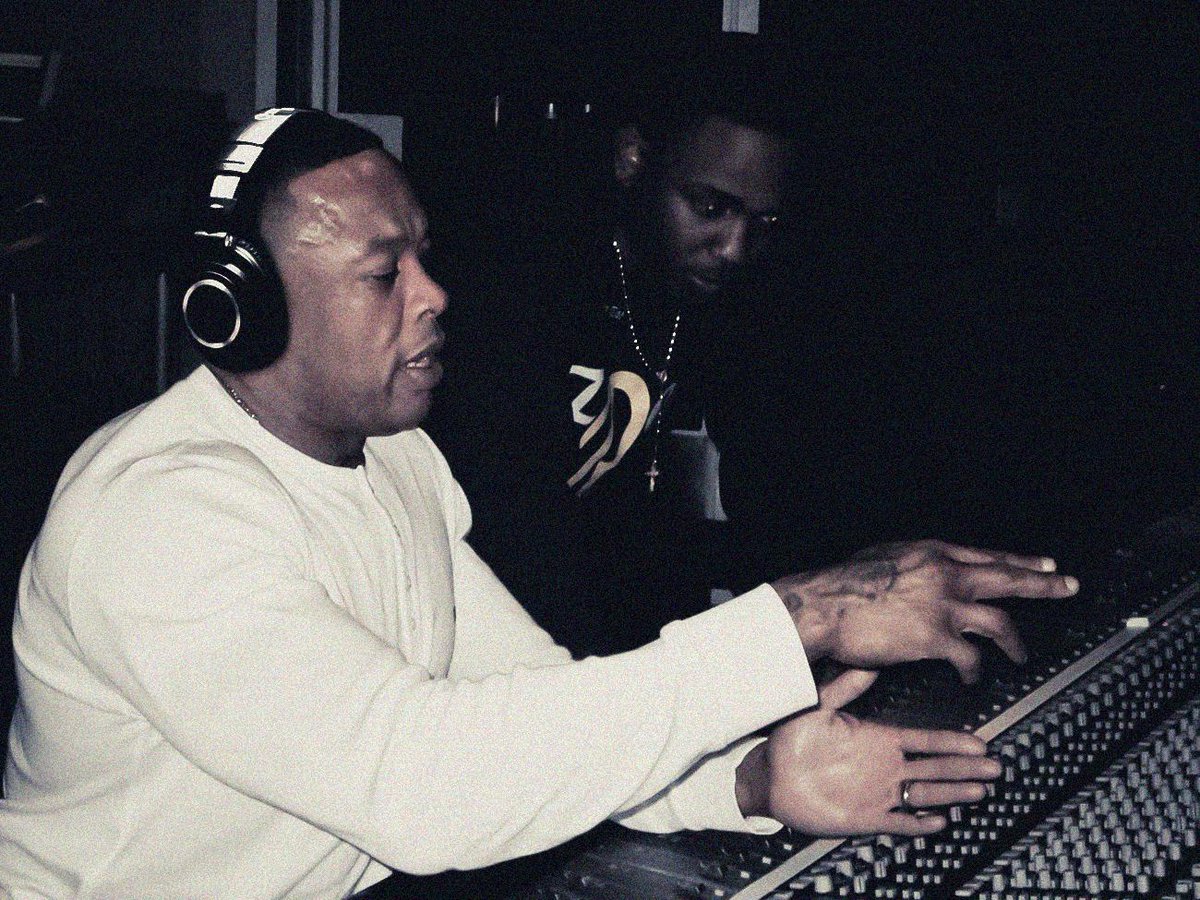 “If I could speak on it, then I would, but that man is a scientist.” - <a href="/kendricklamar/">Kendrick Lamar</a> on new music with <a href="/drdre/">Dr. Dre</a>