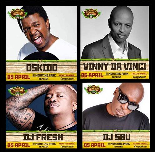 DjNazoNation's tweet photo. Catch @OskidoIBelieve • @VinnyDaVinci • @DJFreshSA • @djsbu • 5th April • @TembisaFinest • Hosted by @Shimza_dj http://t.co/c7lHzZqbG3