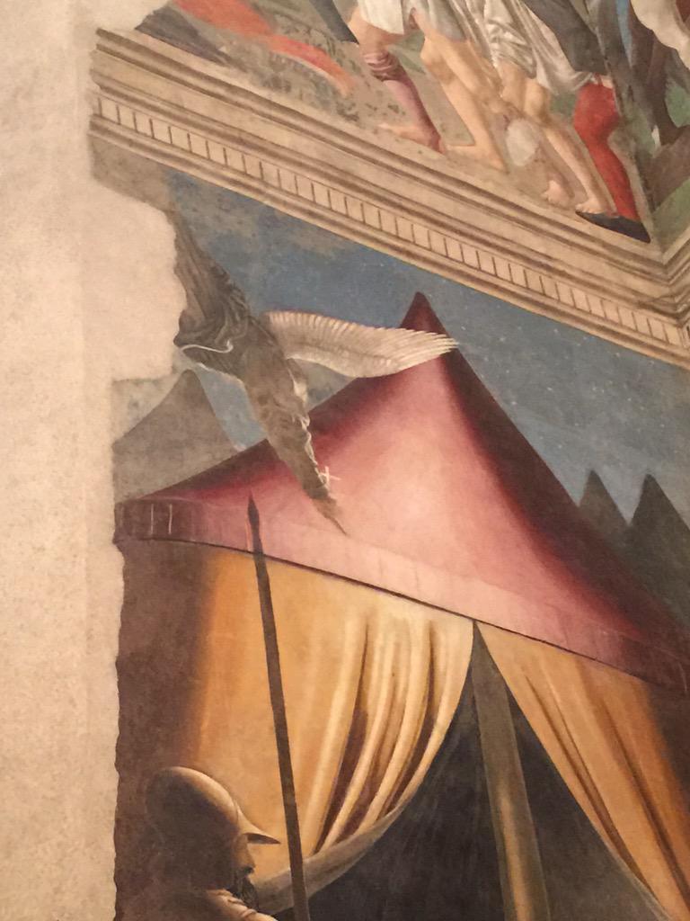 Bettibu7's tweet photo. #Arezzo #VeraCroce #PieroDellaFrancesca #Alba #Arte #Capolavoro #SanFrancesco #sogno #luce #Angelo http://t.co/6waOHcWiFh
