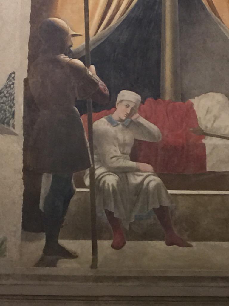 Bettibu7's tweet photo. #Arezzo #VeraCroce #PieroDellaFrancesca #Alba #Arte #Capolavoro #SanFrancesco #sogno #luce #Angelo http://t.co/6waOHcWiFh
