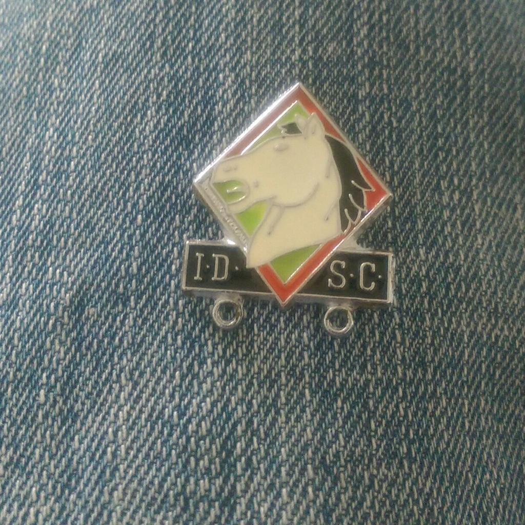LeeSutton22's tweet photo. Who else has one of these? @InvictaDynamos supporters club badge ! #OffOfTheNineties http://t.co/1osRgm491n