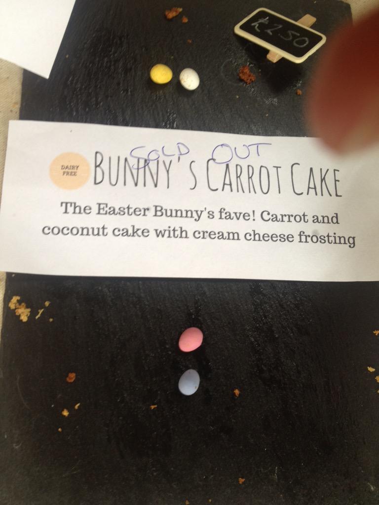 barefoodco's tweet photo. Bunny's favourite has sold out! http://t.co/lzqPb04nly
