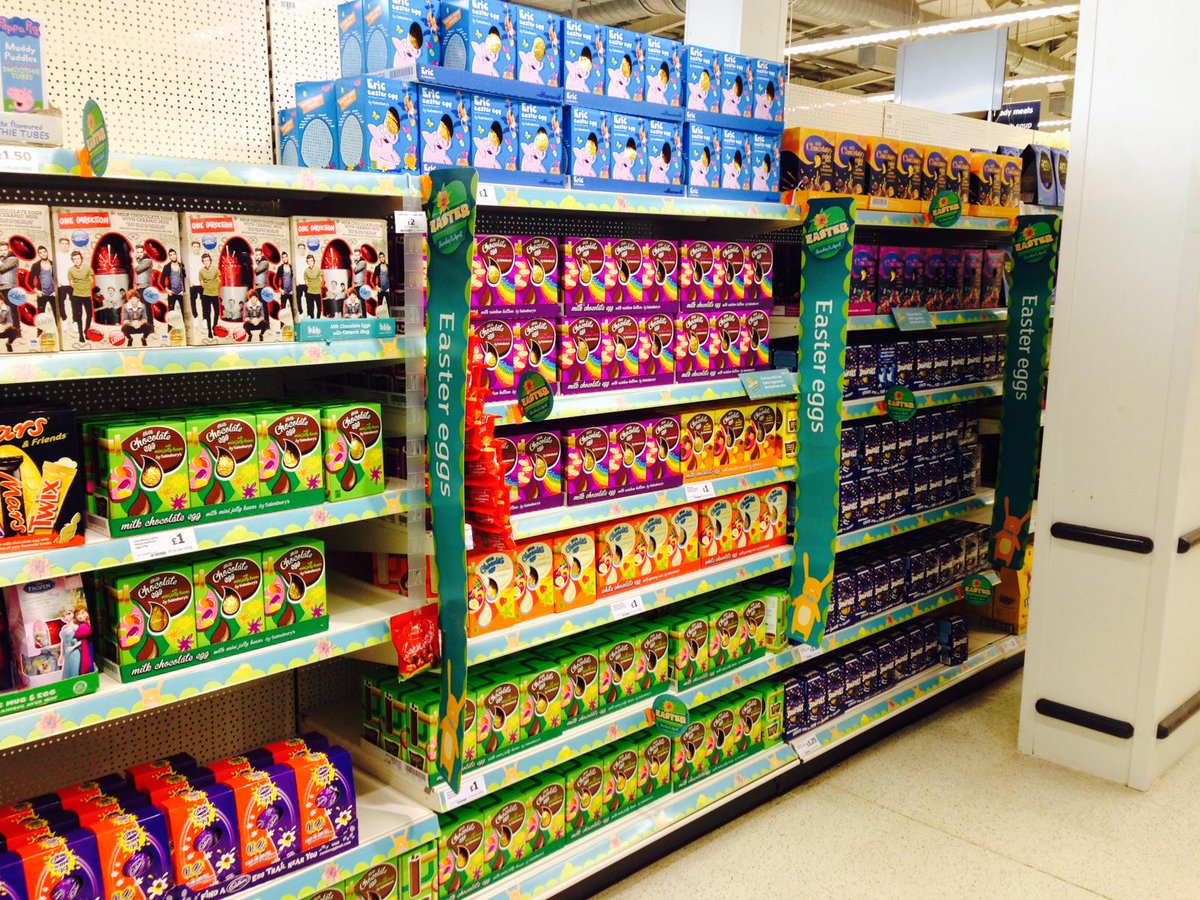 SLGDronfield's tweet photo. Lovely Easter Eggs on sale @ Sainsbury's Dronfield, we also have Easter Eggs suitable for Coeliacs@YourDronfield http://t.co/3fjXwhsN3U